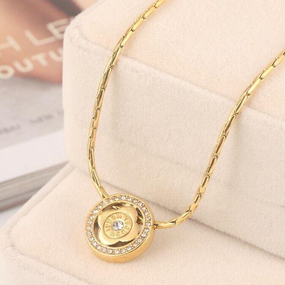 NEW Henri Bendel Gold Pave Snake Chain Necklace - Picture 4 of 10